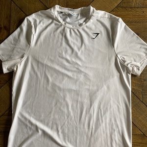 Gymshark Mens M Medium Arrival White Short Sleeve Tee T-Shirt